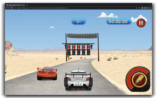 Cars Lightning Speed Unblocked Game screenshot