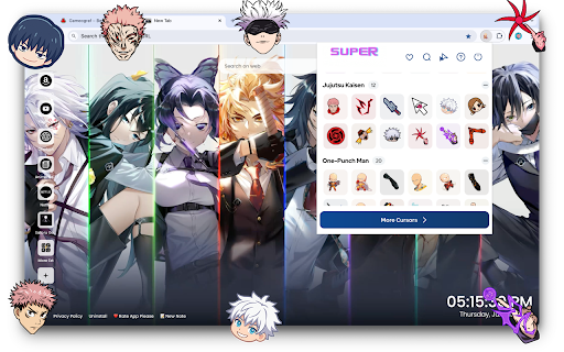 Anime Cursor - Custom Cursor for Chrome™ - All in One Anime Cursors screenshot