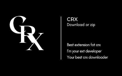 CRX Downloader & Reviews Exporter screenshot