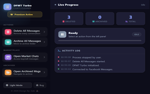 Delete Facebook Messages (Turbo) screenshot
