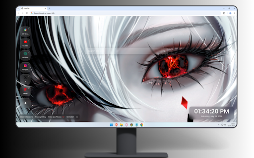 Arlecchino Eyes Genshin Impact Live Wallpaper screenshot