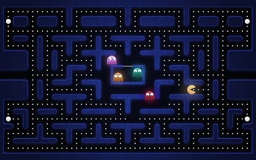 Pac-Man Google Chrome Extension - Play Offline screenshot
