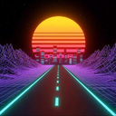 Retro Drive Live Wallpaper icon