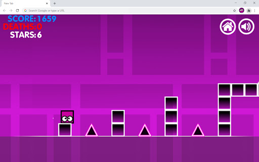 Geometry Rash Action Game Offline screenshot