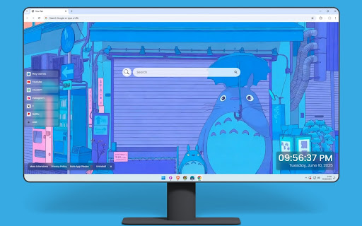 My Neighbor Totoro Aesthetic Live Wallpaper screenshot