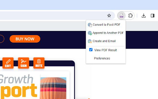 Foxit PDF Creator screenshot