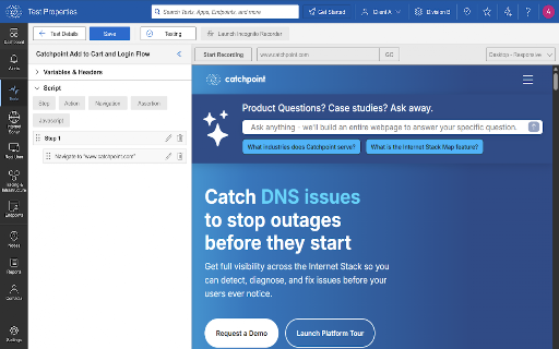 Catchpoint Recorder screenshot