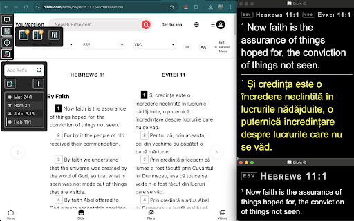 Project verses from bible.com screenshot
