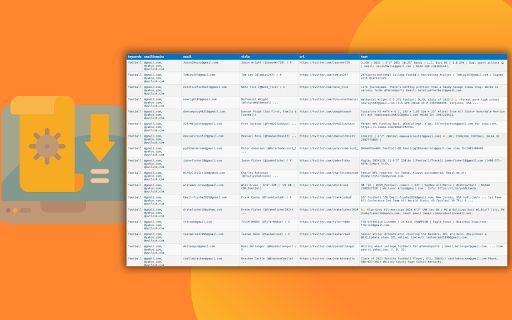 Twitter Email Scraper screenshot
