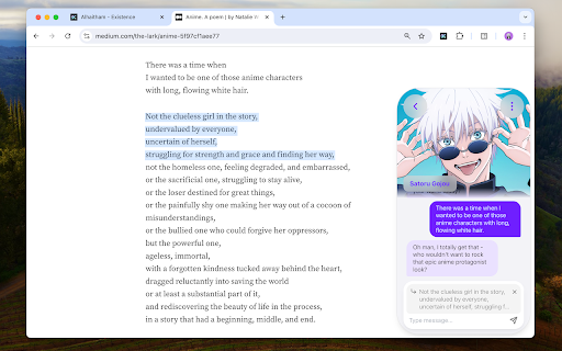 Existence screenshot