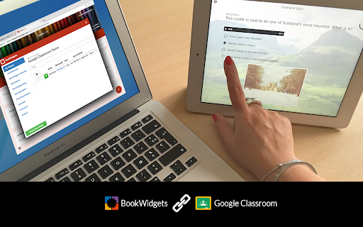BookWidgets Google Classroom Integration screenshot