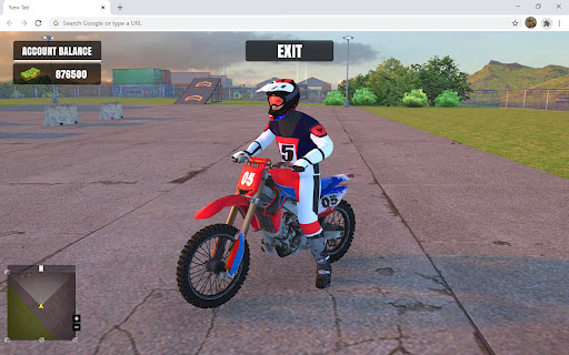 Motocross Driving Simulator Game screenshot