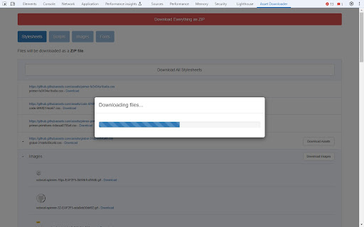 Asset Downloader screenshot