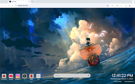 One Piece Horizon Stormbringer Live Wallpaper screenshot