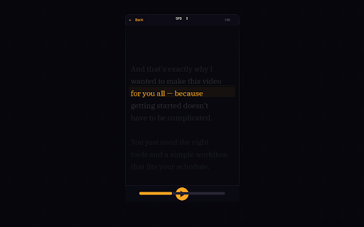 SnapScript — Browser Teleprompter screenshot