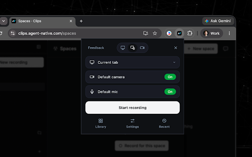 Agent-Native Clips screenshot