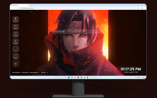 Itachi Uchiha Mangekyou Sharingan Naruto Shippuden Live Wallpaper screenshot
