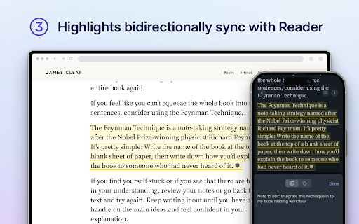 Readwise Highlighter screenshot