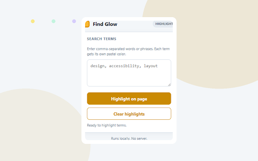 Find Glow screenshot
