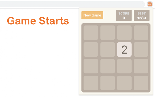 2048 Game screenshot