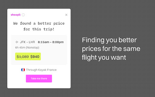 shoopit - pay less for travel screenshot