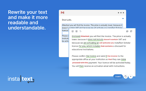 InstaText screenshot