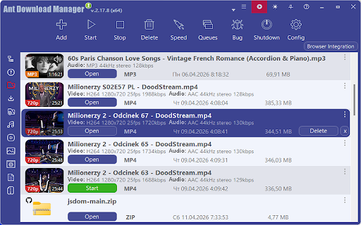Download with Ant Download Manager screenshot