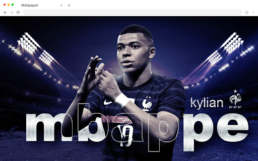 Kylian Mbappe Wallpapers HD New Tab - Football Soccer Backgrounds screenshot