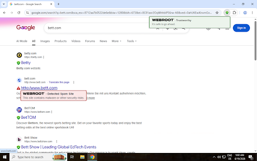 Web Threat Shield screenshot