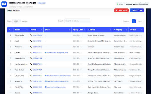 IndiaMART Lead Manager – Export Buyer & Inquiry Leads screenshot