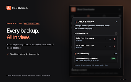 Skool Videos Downloader - Skool Courses Downloader screenshot