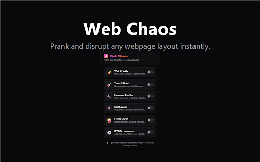 Web Chaos - Funny Website Pranks screenshot