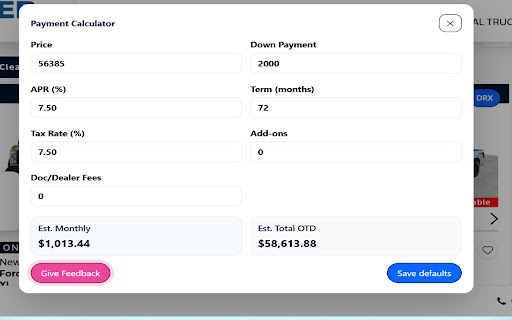 DXR Dealer Tools screenshot