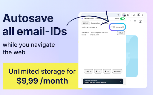 Email Extractor screenshot
