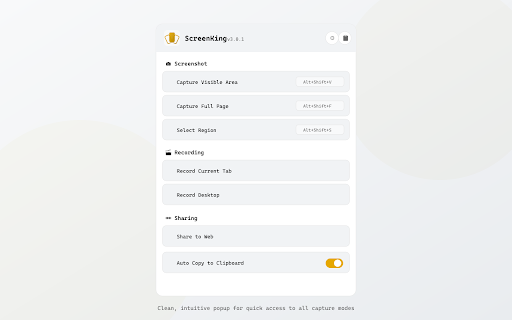 Screenshot King - Web Capture & Screen Recorder screenshot