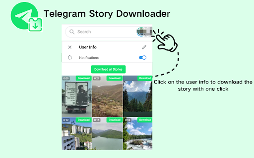Telegram story downloader - Telegram Video Download screenshot