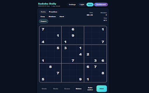 Sudoku Master: Daily Brain Puzzle screenshot