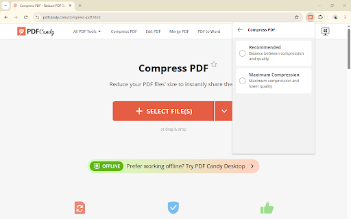 PDF Candy | online PDF tools screenshot