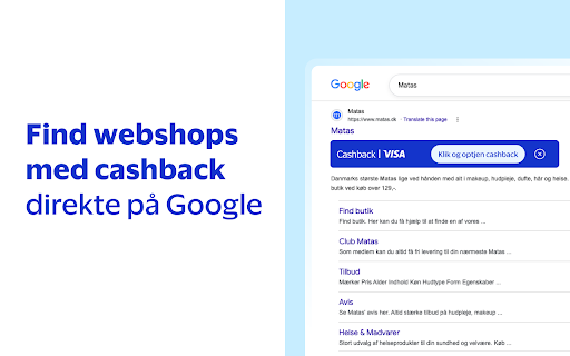 CashbackmedVisa.dk Helper screenshot