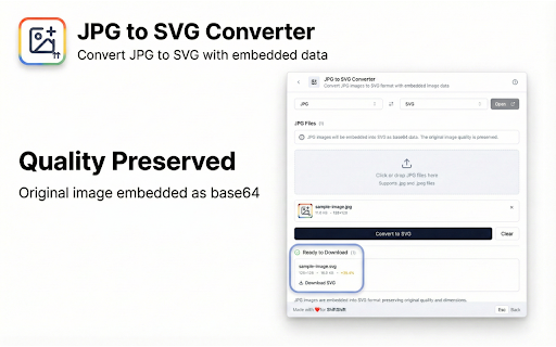 JPG to SVG screenshot