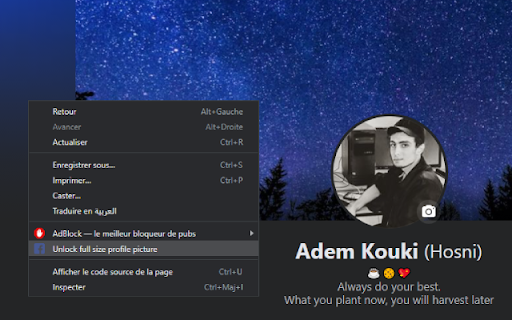 Profile Picture Viewer screenshot