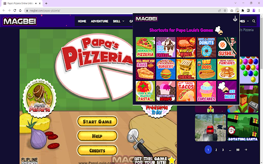 Papa Louie Games Unblocked - Launcher screenshot