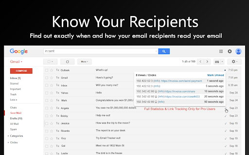 Email Tracker + Tracking Pixel Blocker screenshot