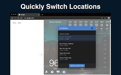 Weather screenshot