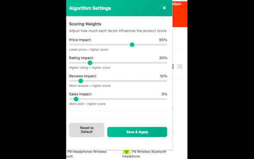 Dash10 - Smart Product Ranker for Daraz screenshot