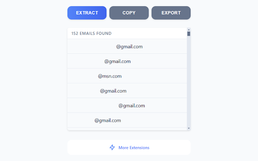Email Extractor screenshot