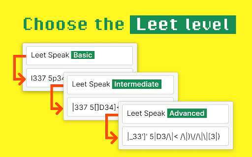 Leet Speak Translator screenshot