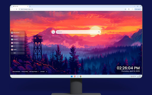 Firewatch Tower Live Wallpaper screenshot