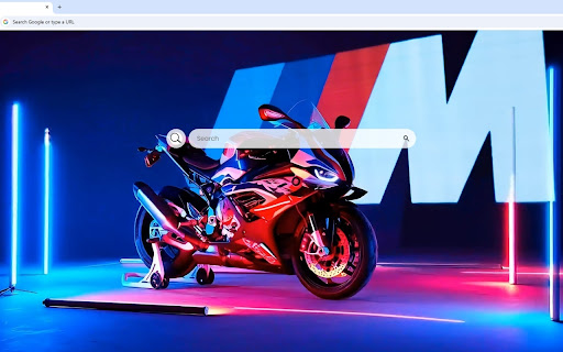 BMW M 1000 RR Neon Live Wallpaper screenshot