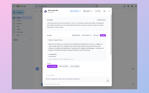 ChatGPT for Gmail — AI Email Assistant screenshot